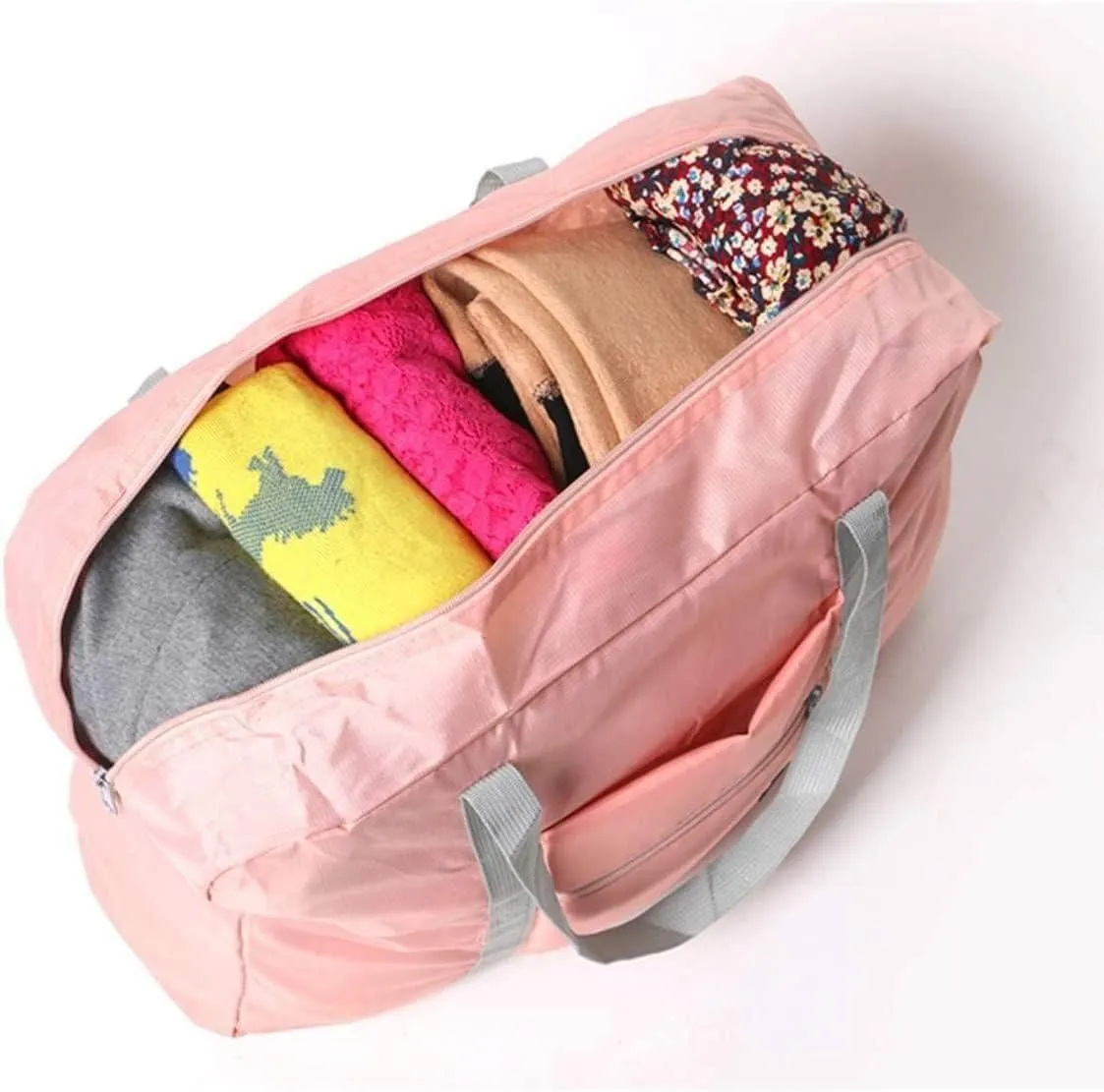 1) Duffel Foldable Virtual (Pack Travel Bag Tote Lightweight Waterproof Bag of Bargain