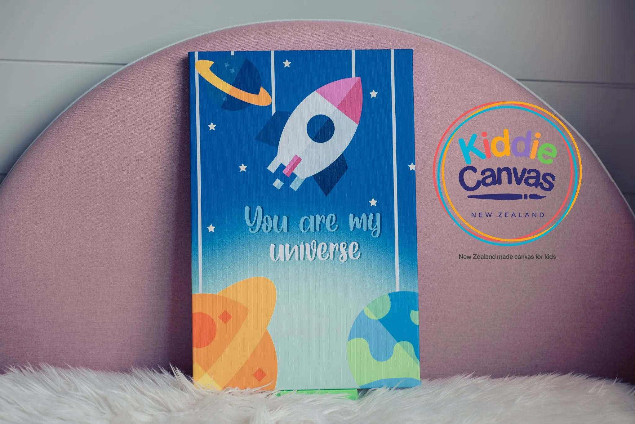 1. Rocket artwork - KIDS CANVAS -  by Arts of Hero