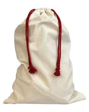 10 ct Wholesale 24 in Cotton Laundry Bags / Santa Sacks - By Pack