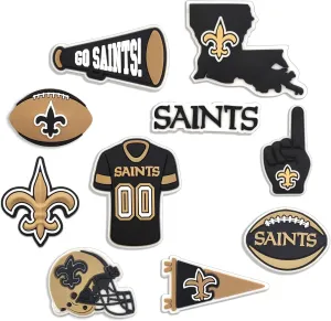 10PC Shoe Charms for crocs clogs Decoration, Team Charms for sports fans