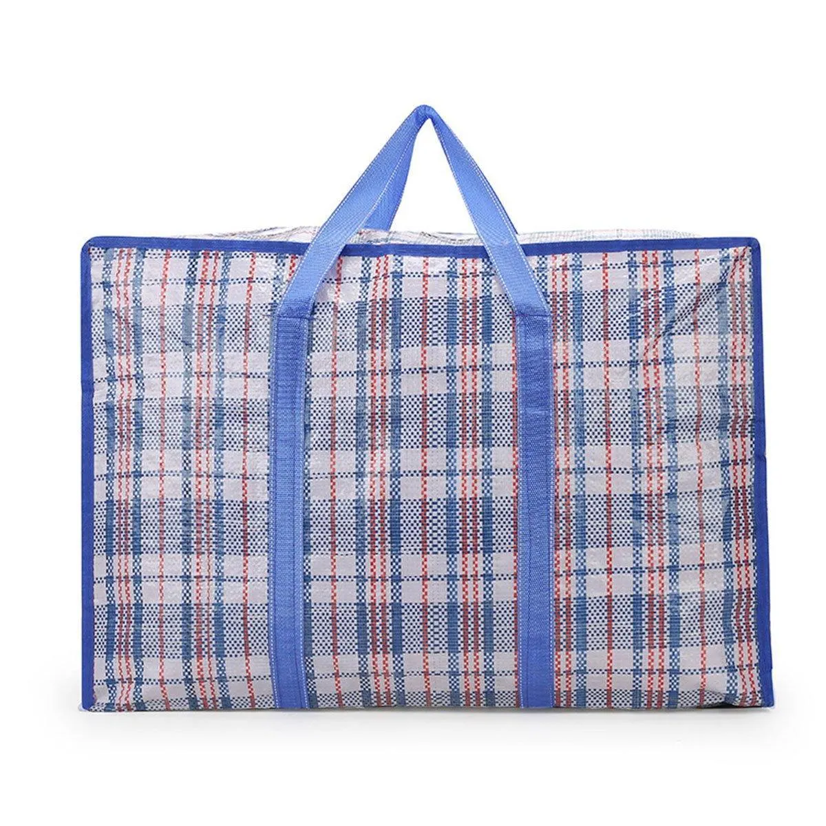 10PCS Large Waterproof Moving Packing Bags Woven Storage Luggage Quilt Bags