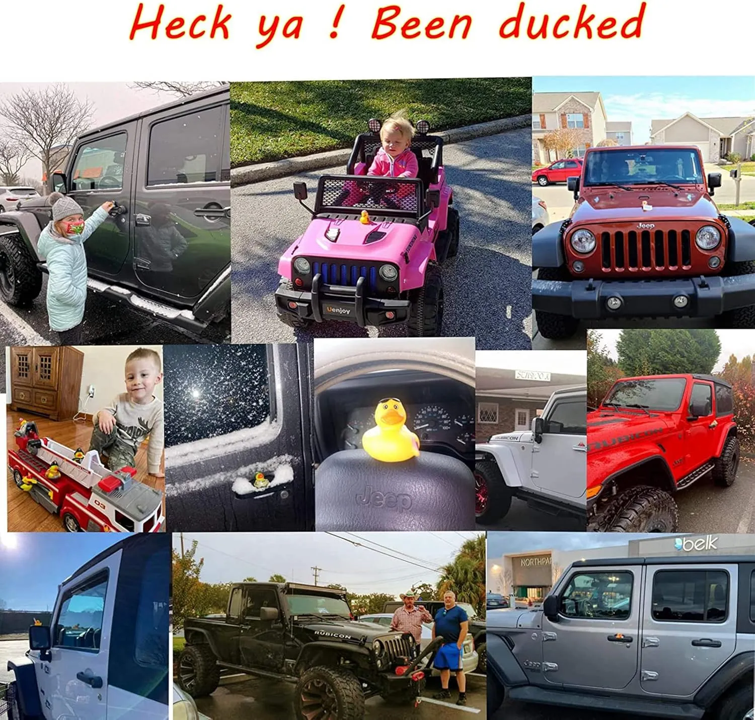 120 Pack Rubber Duck for Jeeps Ducking - 2.3 Inch Bulk Floater Duck for Kids - Baby Bath Toy Assortment - Party Favors, Birthdays, Bath Time, and More (50 Varieties)