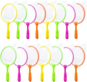 15 Pcs Kids Bug Catcher Nets Colorful Insect Collecting Net Fishing Net Bath Toy for Kids Outdoor Science Nature Exploration Observation