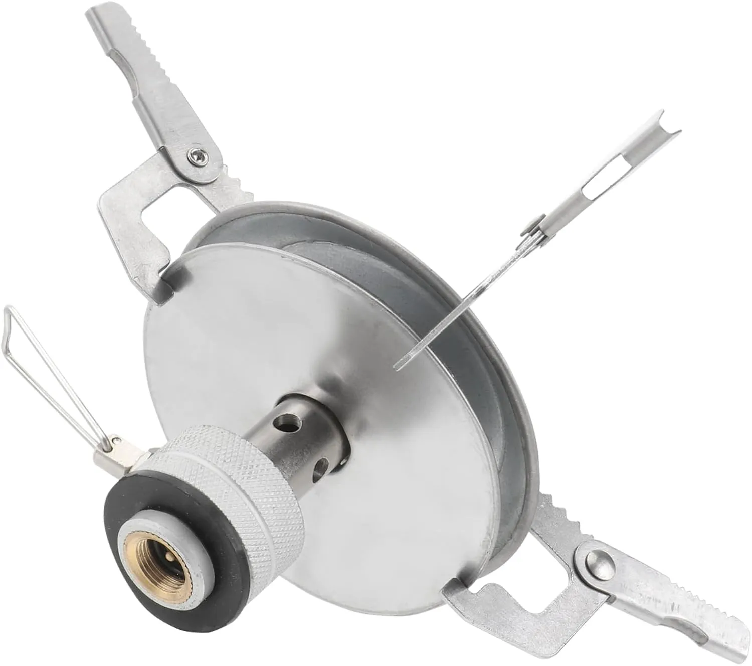 1pc Outdoor Gas Stove Portable Camping Stove for Hiking Backpacking Picnics Convenient Outdoor Cooking Accessory Random Style