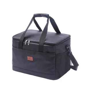 32L Large Soft Cooler Bag with Hard Liner - Insulated Picnic Lunch Box