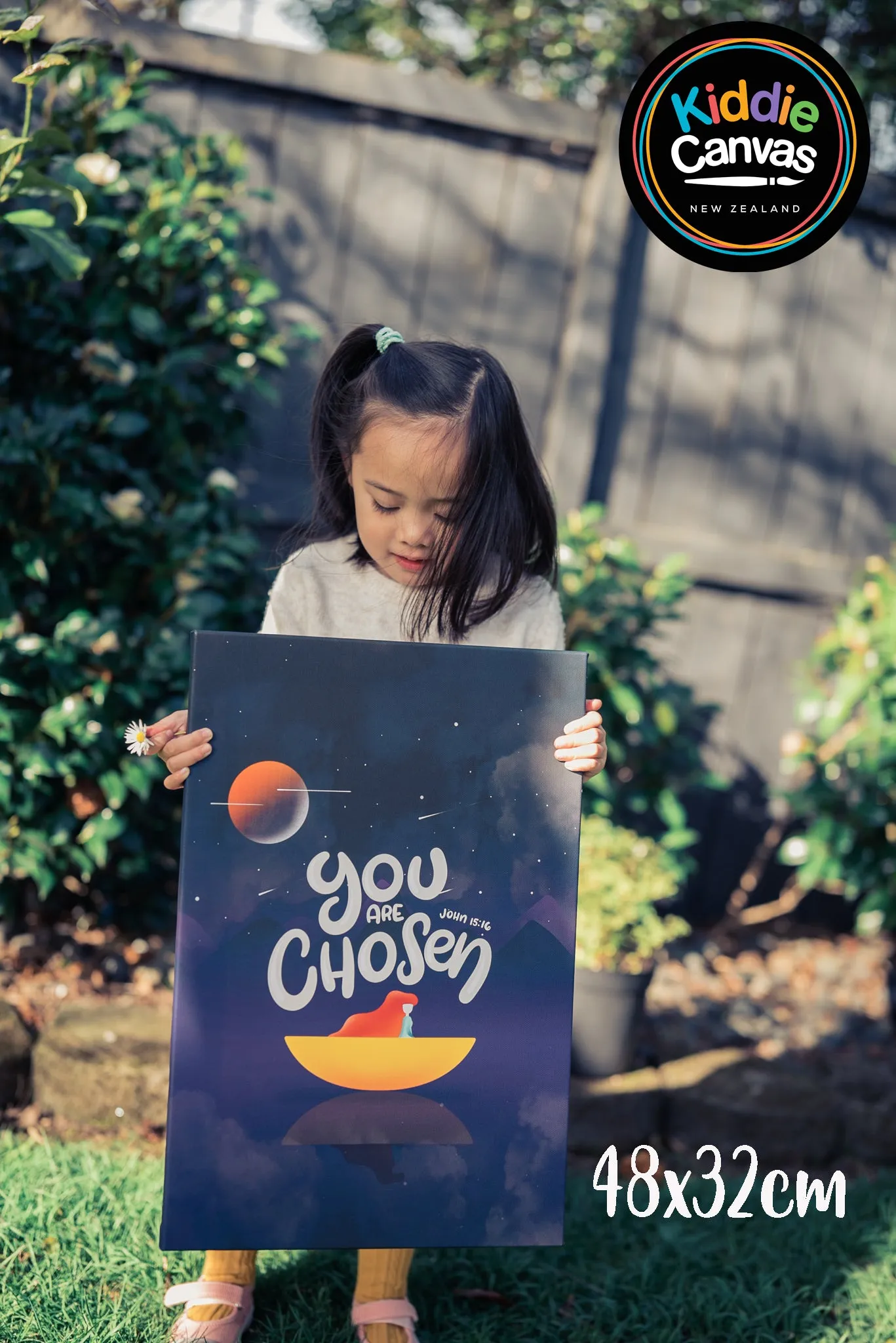 34. You Are Chosen (John 15:16) artwork - KIDS CANVAS - by Nynja