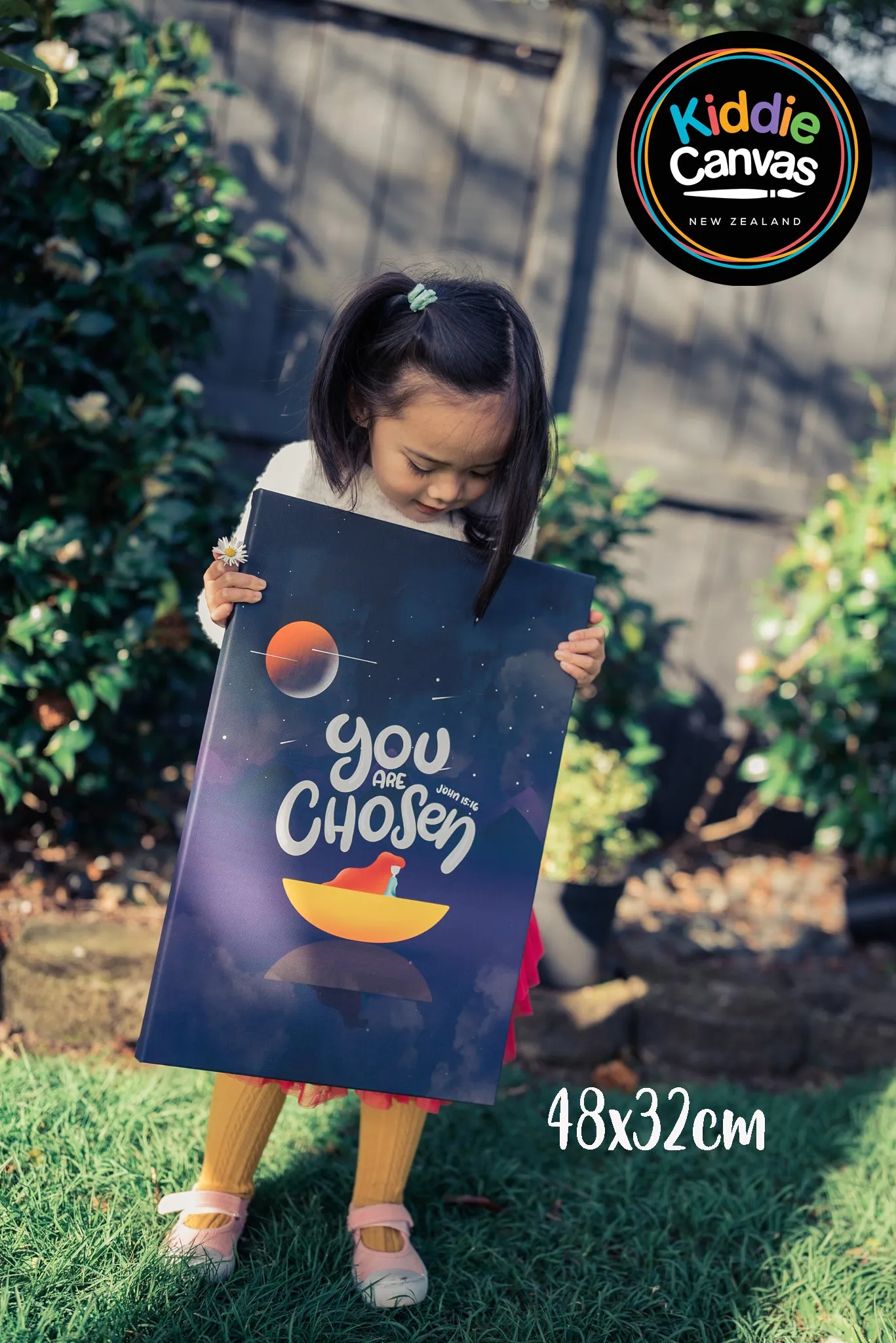34. You Are Chosen (John 15:16) artwork - KIDS CANVAS - by Nynja