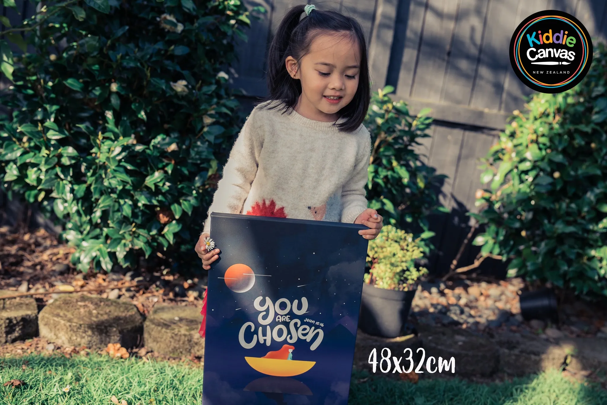 34. You Are Chosen (John 15:16) artwork - KIDS CANVAS - by Nynja