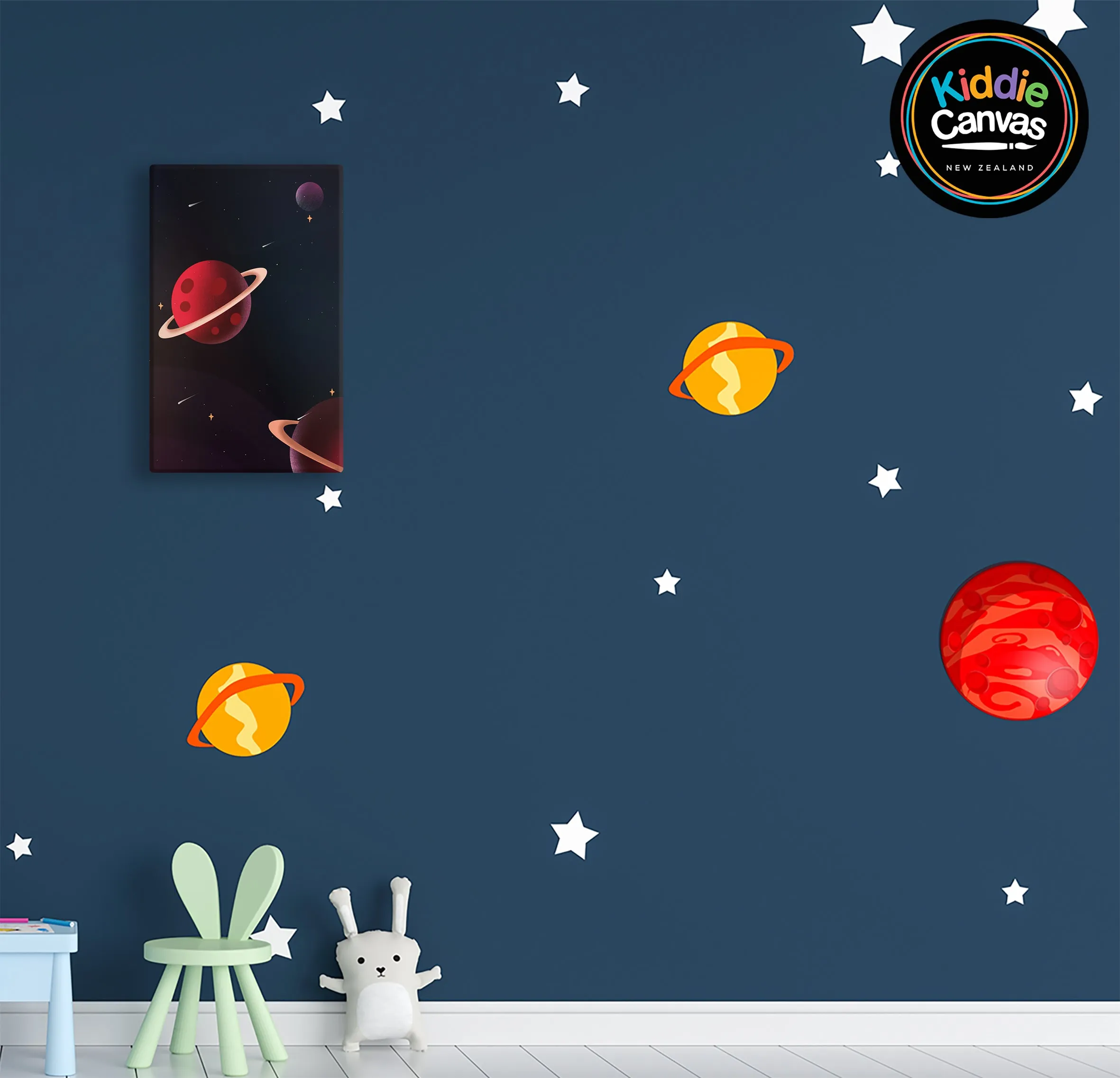 35. Space kid artwork - KIDS CANVAS - by Nynja