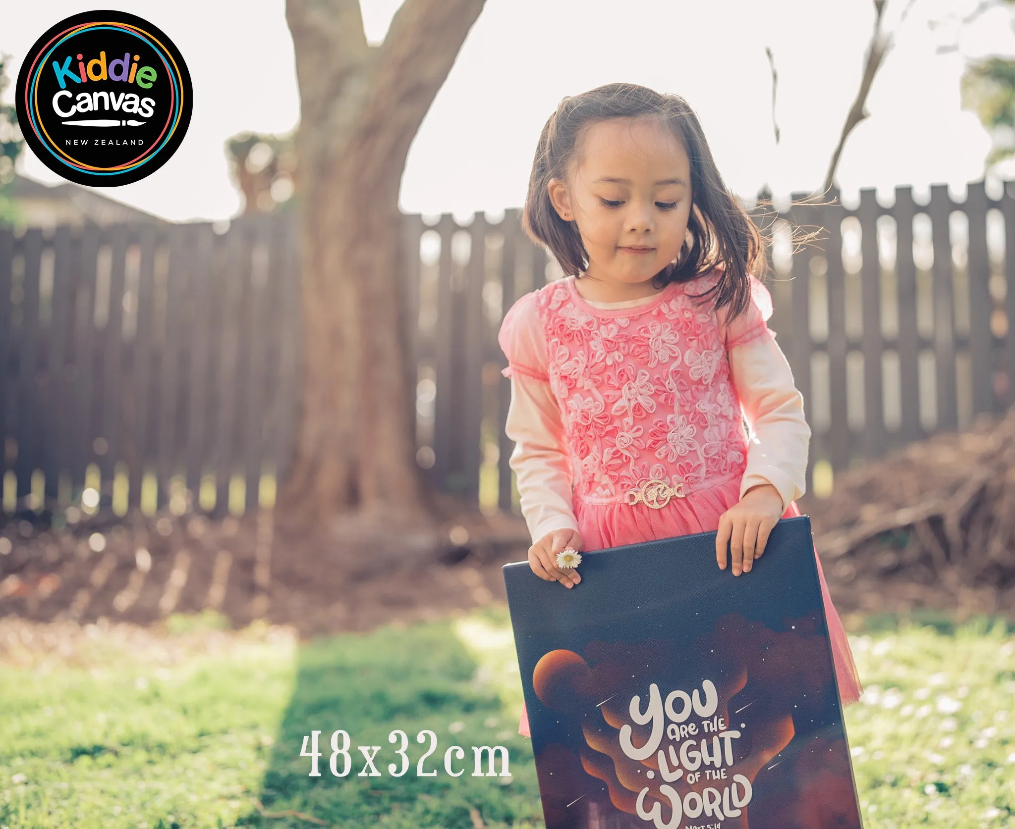 36. You Are The Light Of The World (Matt 5:14) artwork - KIDS CANVAS - by Nynja