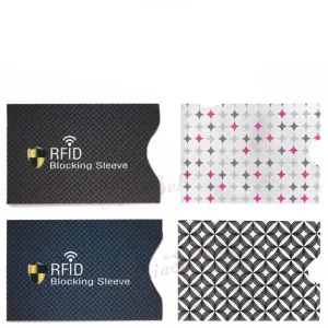 3pcs RFID Credit Card Cover Protector Anti Theft Blocking Sleeve Aluminium
