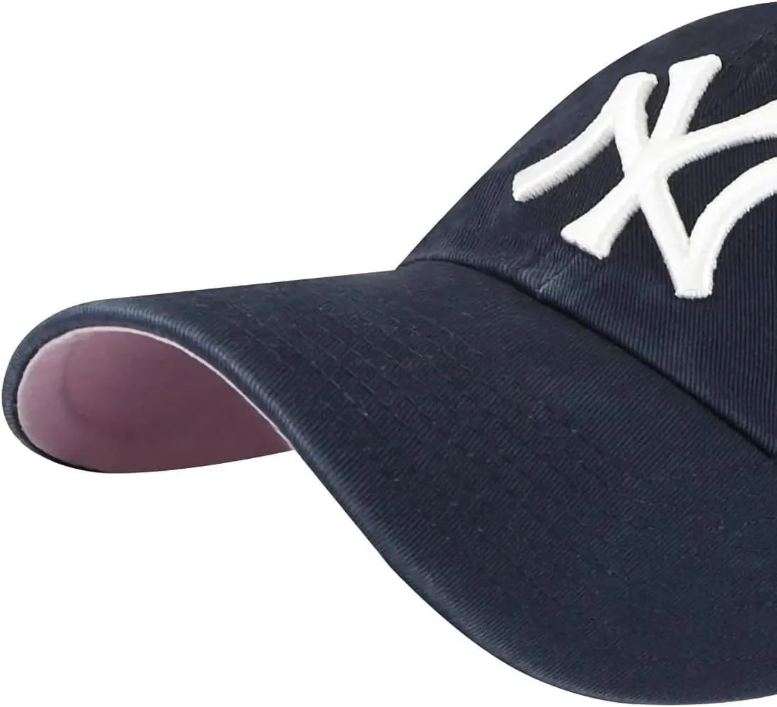 47 New York Yankees Primary Logo Ballpark Clean Up Dad Hat Baseball Cap - Multiple Colors