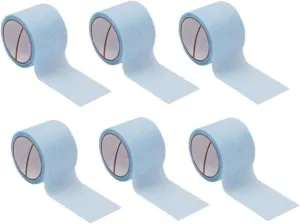 6 Rolls of Removal Silicone Tape 2" x 1.5 Yds Waterproof Sensitive Skin Hypoallergenic Skin-Friendly Silicone Tape