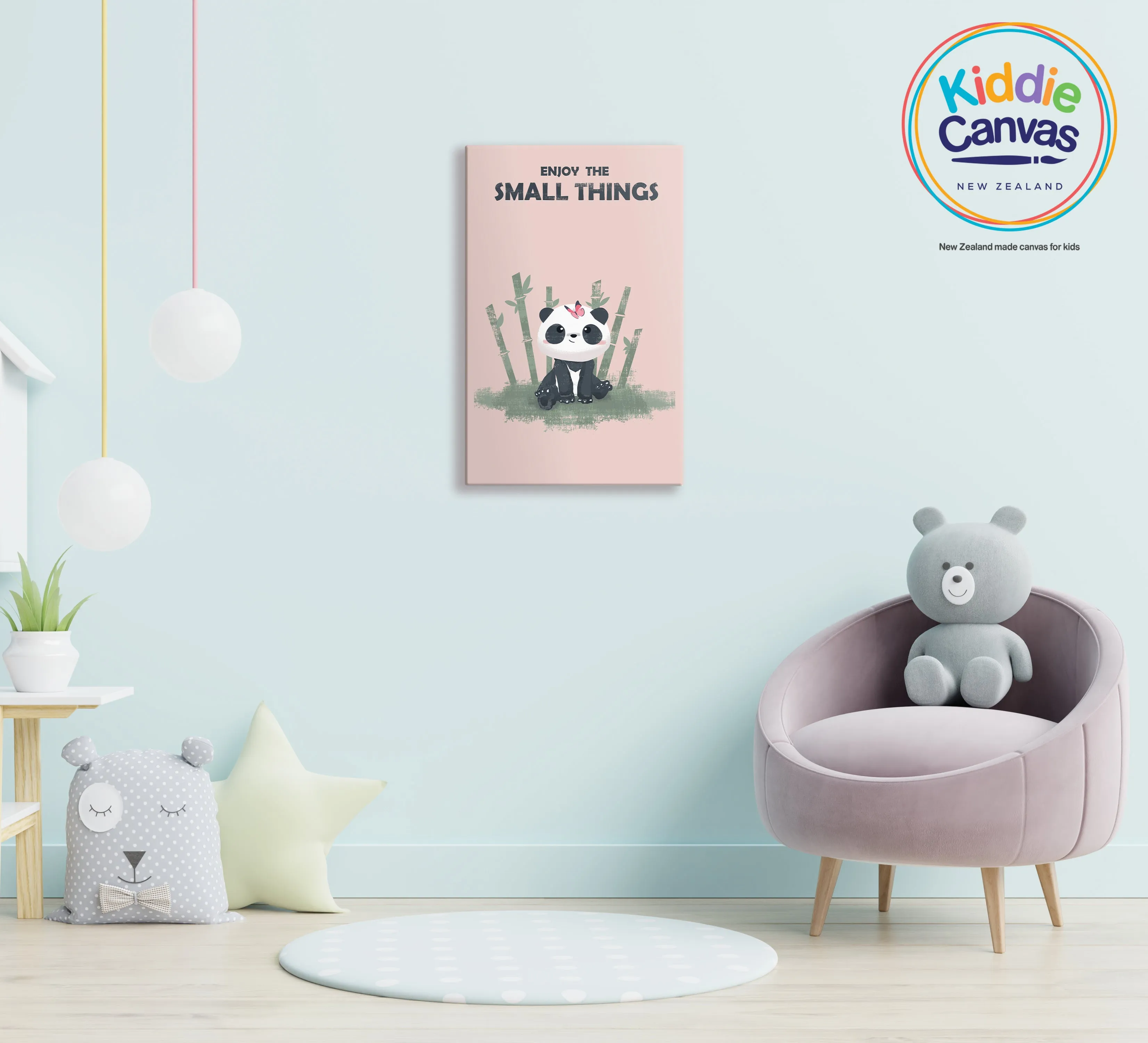66. Panda artwork - KIDS CANVAS - by Arts of Hero
