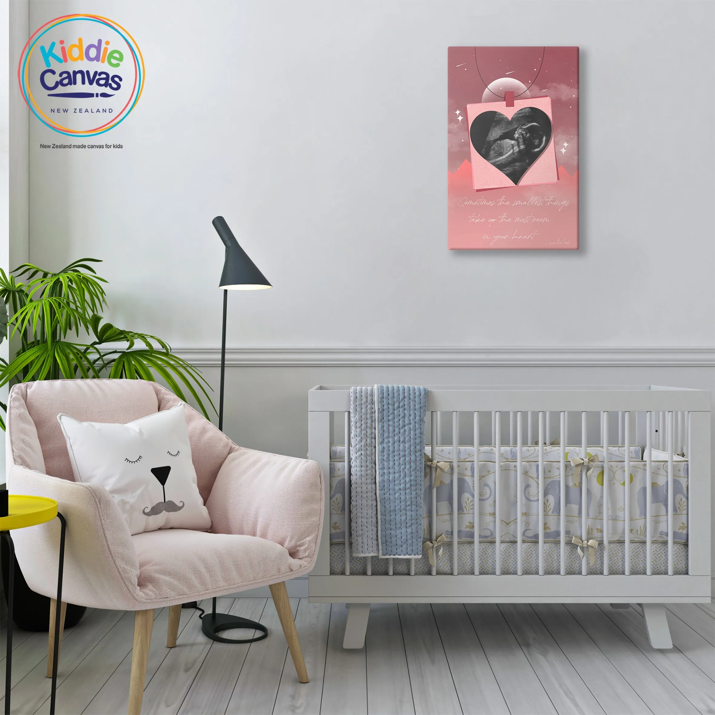 79. Sonogram girl 2 - KIDS CANVAS -