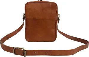 9 Inch Mini Handmade Vintage Leather Crossbody Bag Men Women Unisex Teens Purse Wallet Satchel Handbag Messenger Sling Bags