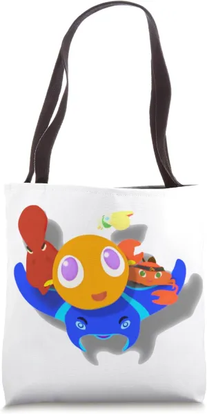 A colorful carnival of joy! | FuN Characters Vibrant Graphic Tote Bag