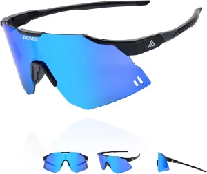 AEROX Running Sunglasses and Sports Glasses for Men and Women - Shades for Cycling and Baseball