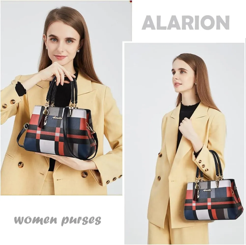 ALARION Womens Purses and Handbags Shoulder Bag Ladies Designer Satchel Messenger Tote Bag