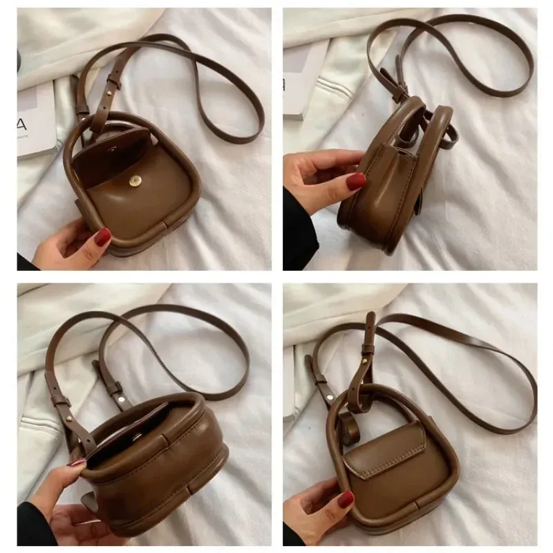 Alexia | Trendy Mini Crossbody Saddle Bag – Stylish & Functional
