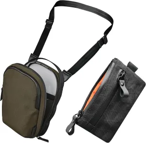 ALPAKA Metro Sling V2 and Zip Pouch, RFID Blocking Small Crossbody Bag & Handle Carry Bag, Adjustable & Detachable Shoulder Strap Bag, Small Cash and Card Zip Wallet with YKK Zipper