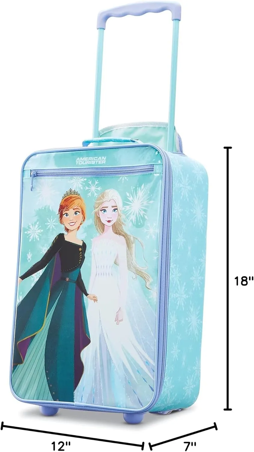 American Tourister Disney Softside Upright Luggage, Frozen, Carry-On 18-Inch