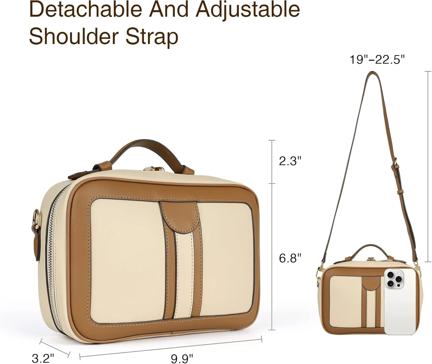 Anti Theft Crossbody Bag For Women Men Trendy. Rfid Blocking Bag Locking Zippered Travel Bag Top Handle Shoulder Handbags