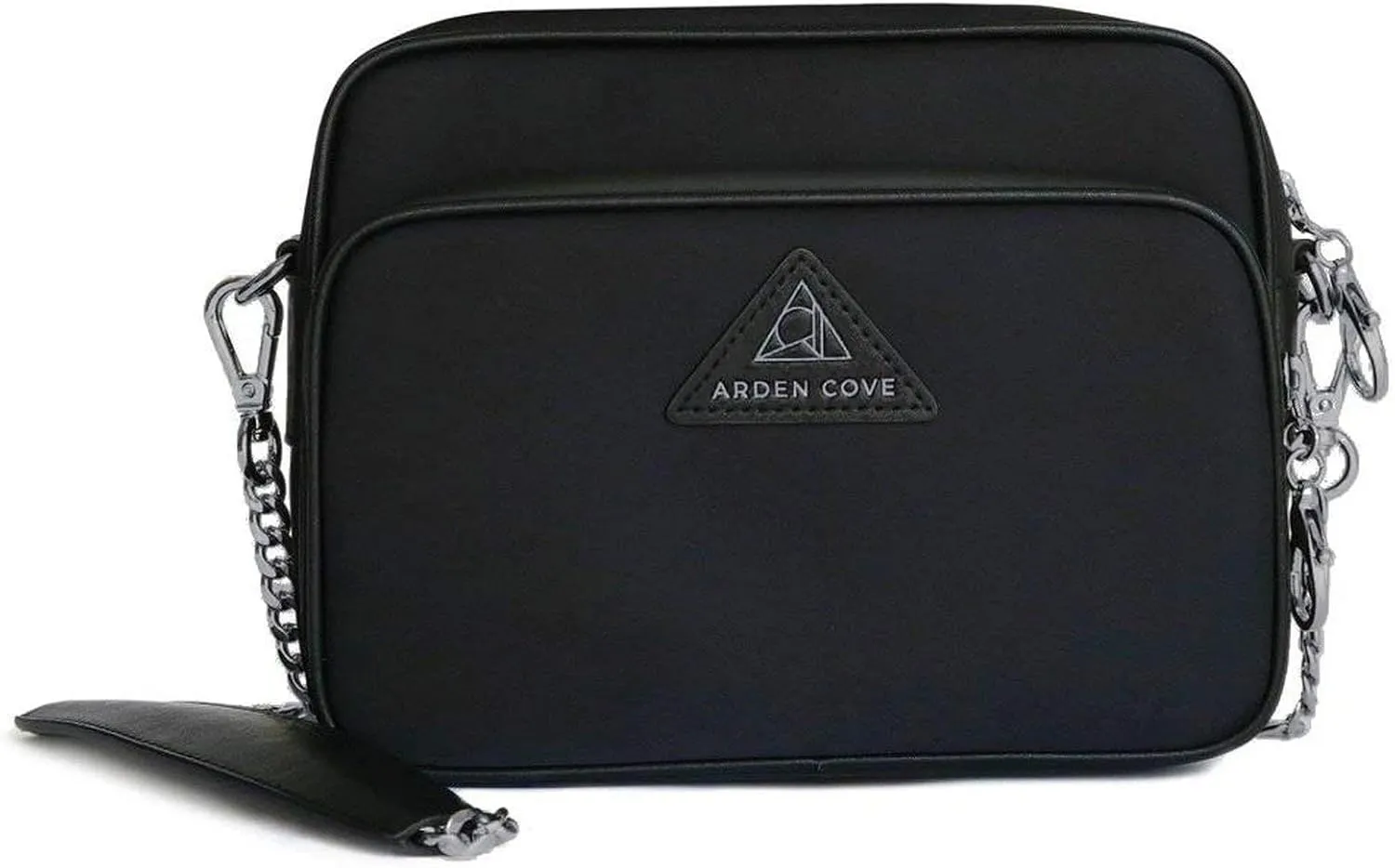 Arden Cove Full Anti-Theft Waterproof Cross-Body Bag with Slash-resistant Chain Strap w/Classic Hardware