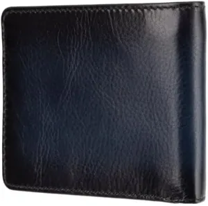 Atelier Collection Roland Leather Wallet RFID Blocking AT63, Burnished Blue (Burnish Blue)