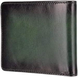 Atelier Collection Roland Leather Wallet RFID Blocking AT63, Burnished Blue (Burnish Green)