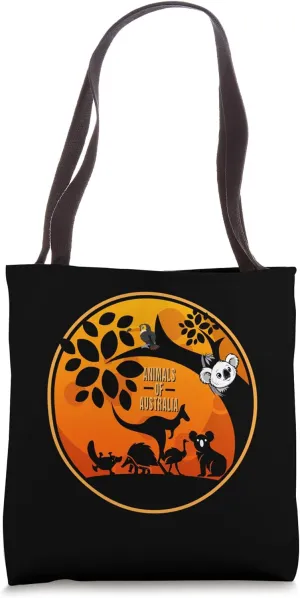 Australian Animal Educational Zoology Animals Of Australia Tote Bag