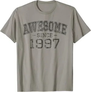 Awesome since 1997 Vintage Style Born in 1997 Birthday Gift T-Shirt