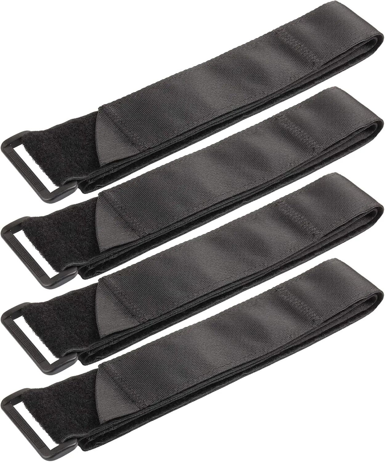Ayaport Cinch Straps 2" x 40" -4Pack, Sturdy & Reusable Hook and Loop Covered with Nylon Webbing Securing Buckle Straps for All Purpose Cord Wrap Organizer Storage