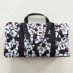 BA0131  Adult Black Cartoon Gym Bags