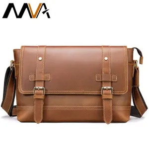 Bag Bags Man Crossbody Mens Bag Horse Men Engrave MVA Bags Messenger Man Casual Shoulder Supportive 7379 New Vintage Handbags Crazy Leather Minimalist