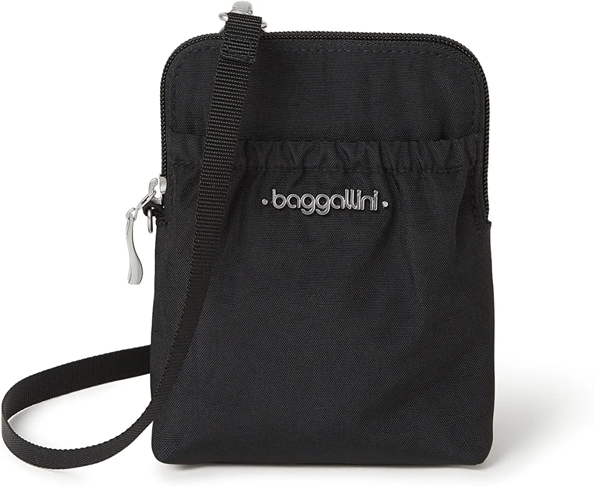 Baggallini Bryant Pouch Small Crossbody Bag for Women - Phone Purse with Crossbody Strap - Lightweight Crossbody Pouch