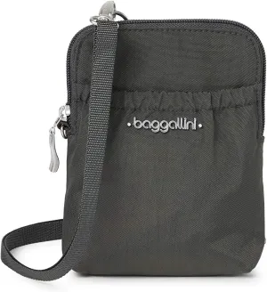 Baggallini Bryant Pouch Small Crossbody Bag for Women - Phone Purse with Crossbody Strap - Lightweight Crossbody Pouch