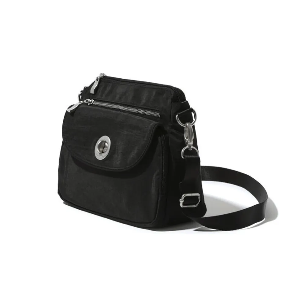 Baggallini Calais Black Crossbody Bag (Women's)