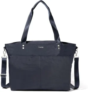 Baggallini Carryall Laptop Tote-Medium 12x19 Inch Travel Crossbody Shoulder Bag