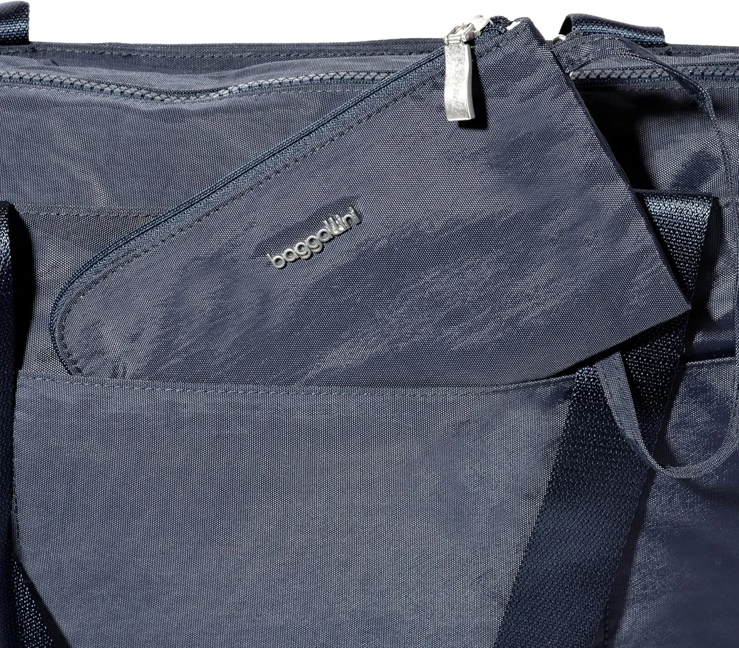 Baggallini Carryall Laptop Tote-Medium 12x19 Inch Travel Crossbody Shoulder Bag