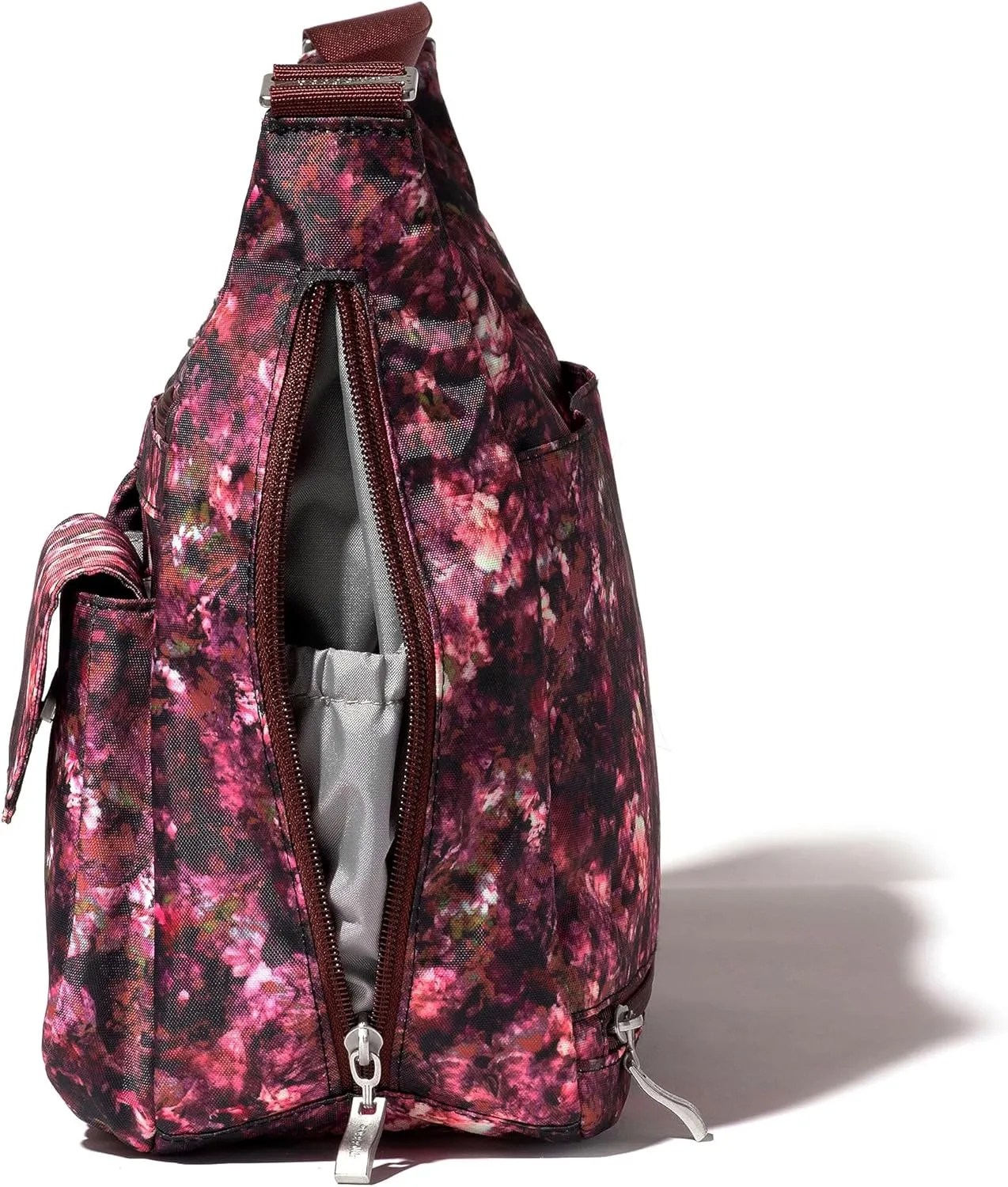 Baggallini Everywhere Bagg Crossbody Women 11x9 Lightweight Nylon Hobo Water-Resistant Travel Bag W/RFID
