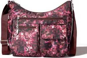 Baggallini Everywhere Bagg Crossbody Women 11x9 Lightweight Nylon Hobo Water-Resistant Travel Bag W/RFID
