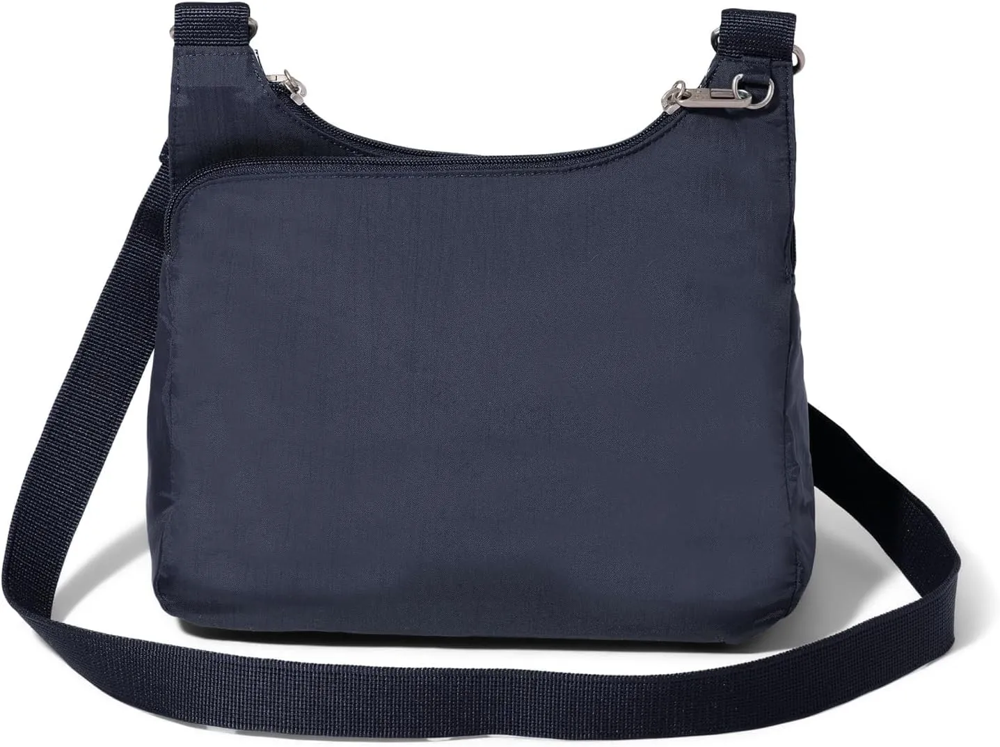 Baggallini Securtex Anti-Theft Crossover Crossbody Bag for Travel 11”w X 8.5”h, RFID, Built-in Wallet, Locking Zippers