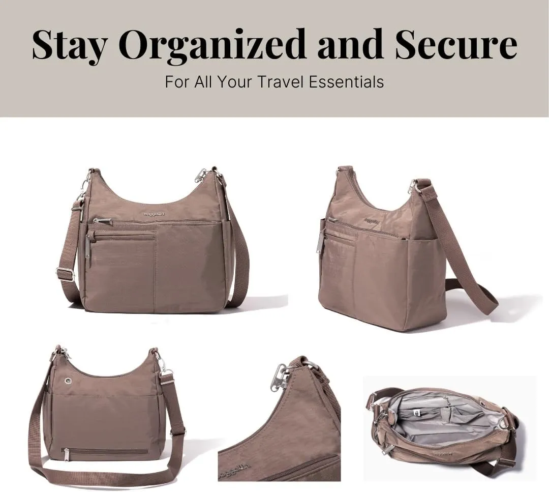 Baggallini Securtex Anti-Theft Free Time Crossbody Bag