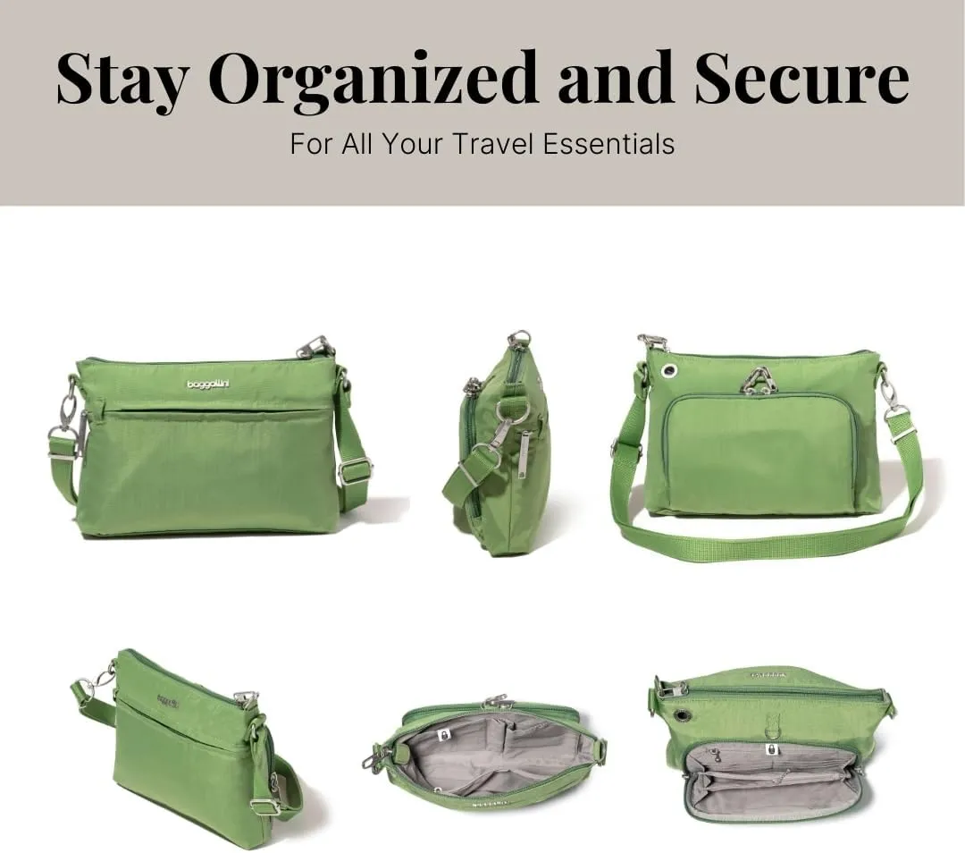 Baggallini Securtex Anti-Theft Memento Crossbody Bag