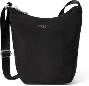 Baggallini Swift Mini Crossbody Bag for Women - 4.5x7 Small Travel Purse with Crossbody Strap and RFID