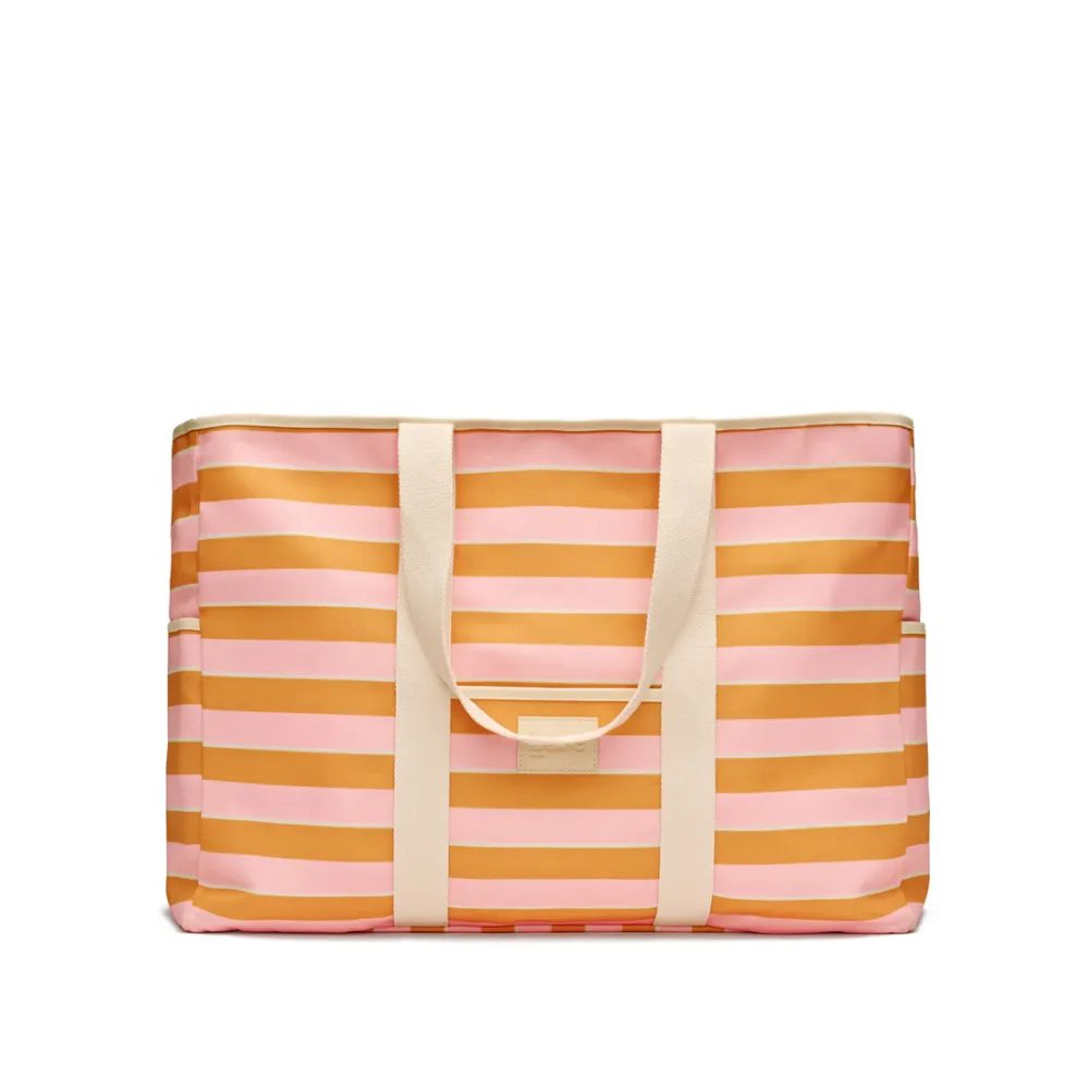 Base Supply | Beach Base | Pink/Mustard Stripe