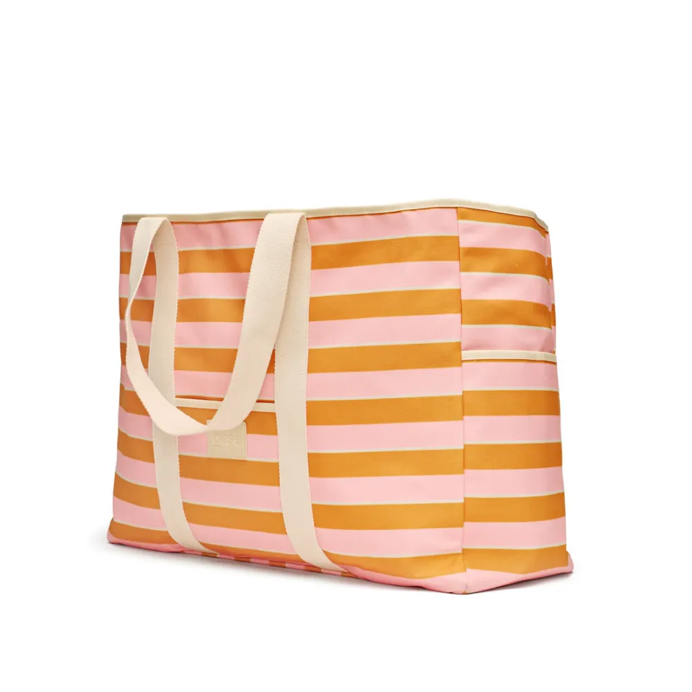 Base Supply | Beach Base | Pink/Mustard Stripe