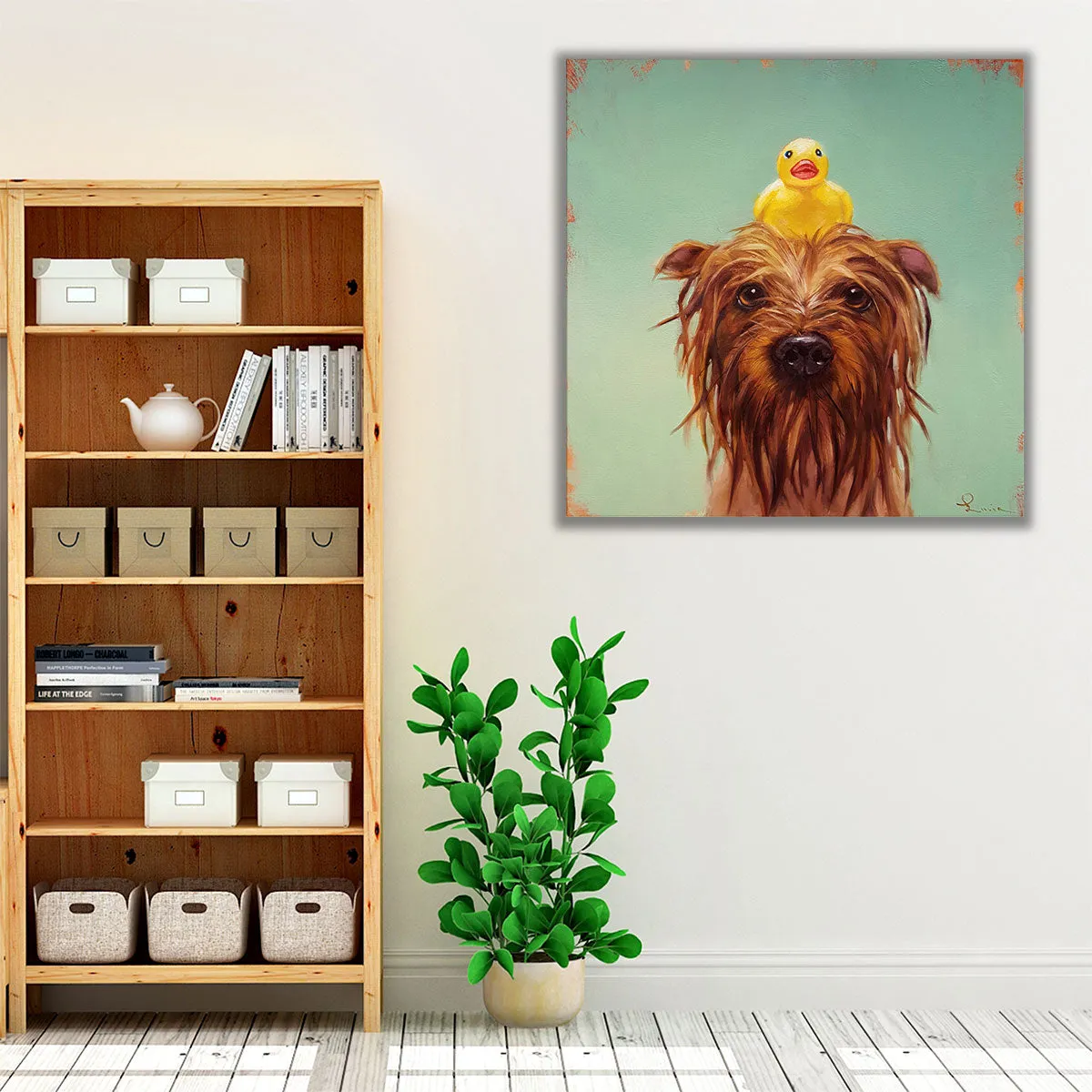 Bath Time - Canvas Print Wall Art