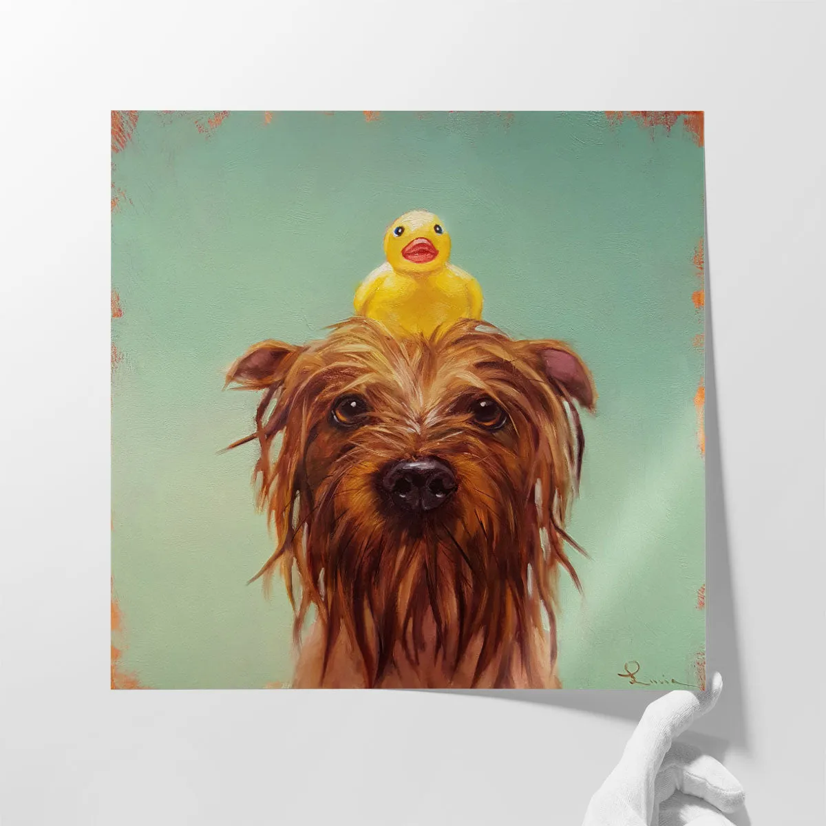 Bath Time - Canvas Print Wall Art